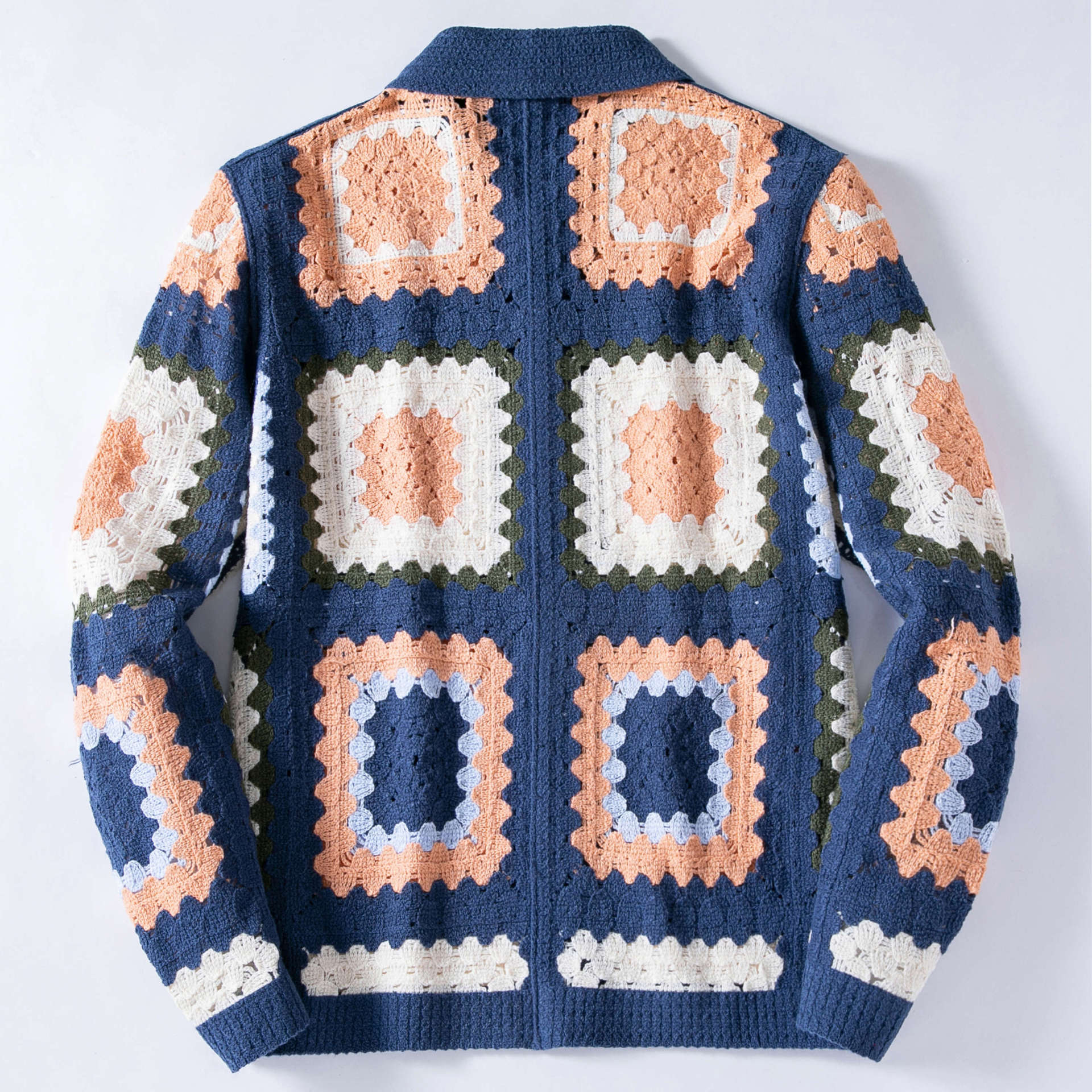Acrylic Thin-knit Mesh Knitwear
