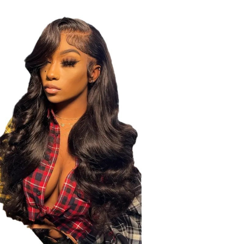 Synthetic Front Lace Big Wave Curly Hair