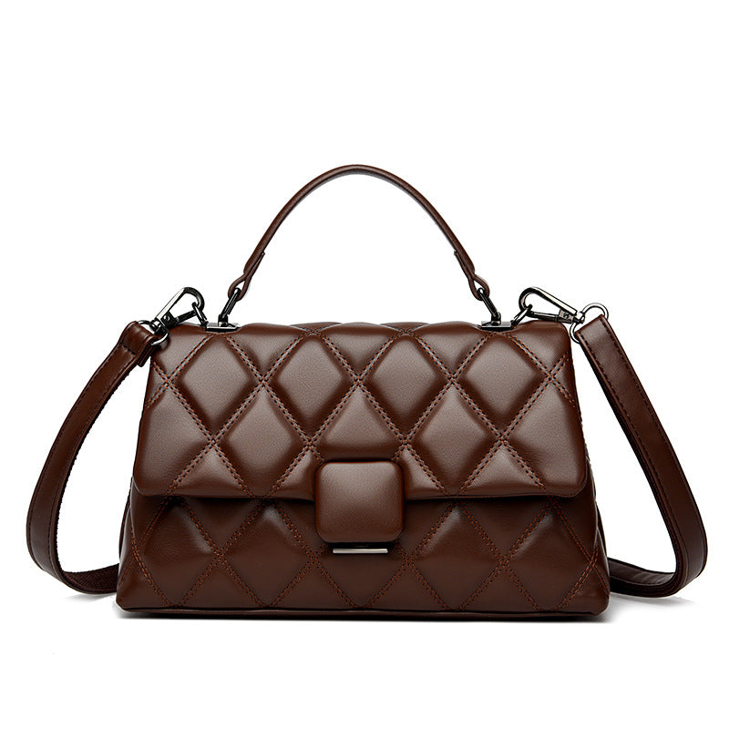 Bag women's bag New 2024 fashion messenger bag female shoulder bag female middle-aged elegant handbag female one piece dropshipping