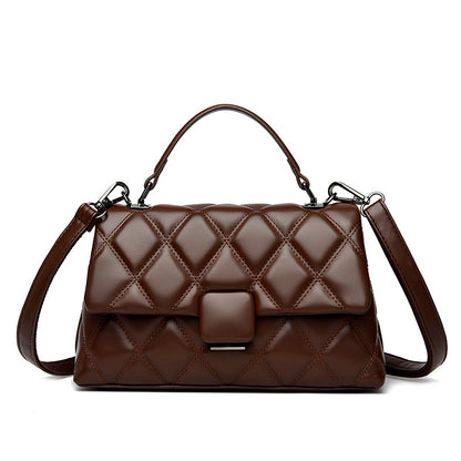 Bag women's bag New 2024 fashion messenger bag female shoulder bag female middle-aged elegant handbag female one piece dropshipping
