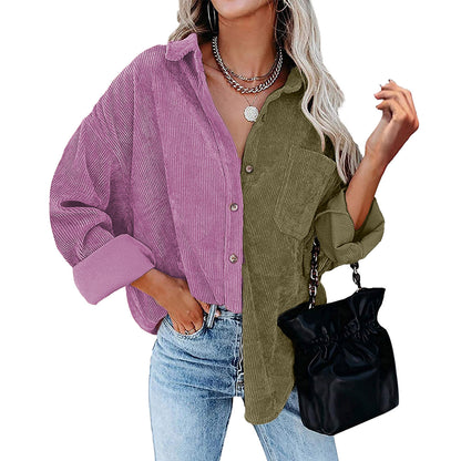 Amazon independent station hot sale 2022 autumn and winter New Europe and America cross border Foreign Trade women's long sleeved shirt shirt for women
