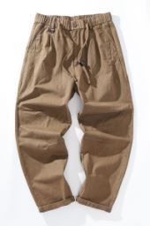 Autumn and Winter new American retro loose cargo pants men's straight plus size casual simple all-matching trousers fashion brand men's clothing