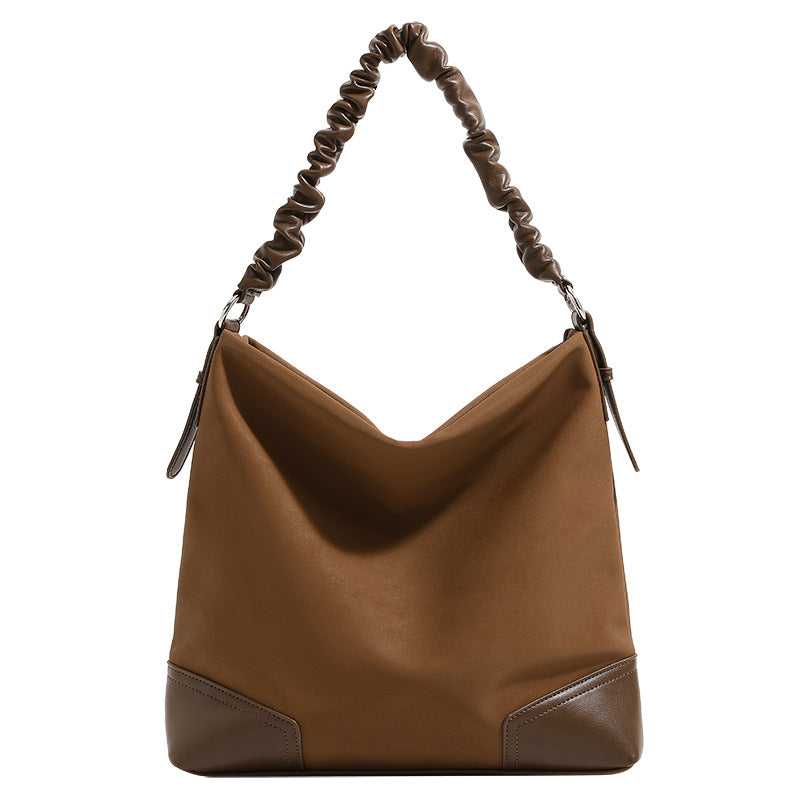 Retro Brown Bucket Bag Luxe Shoulder Handbag |Shoulder bag,Crossbody bag