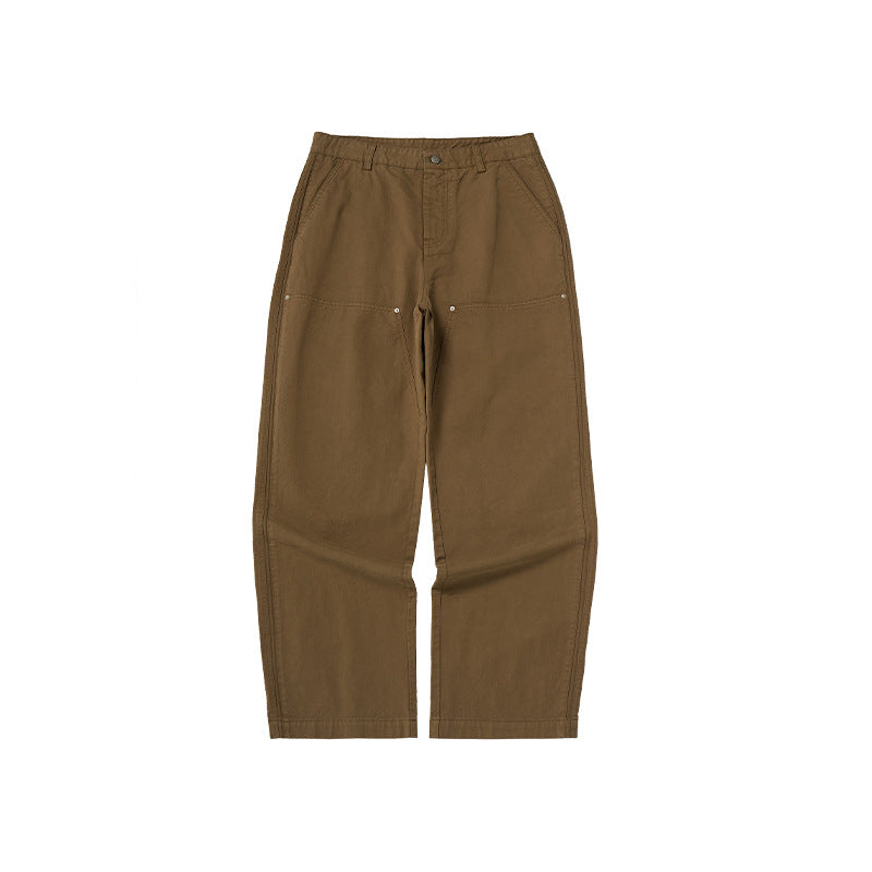 Jie Zhan men's clothing | Azut dyed logging overalls 2025 autumn new trendy brand American street casual pants men