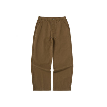 Jie Zhan men's clothing | Azut dyed logging overalls 2025 autumn new trendy brand American street casual pants men