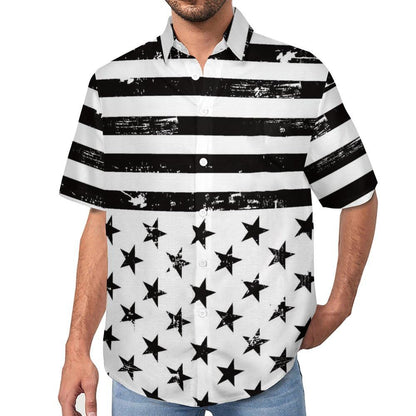 Men's Hawaiian shirt short sleeve button shirt tropical summer beach blouse casual floral Hawaiian shirt