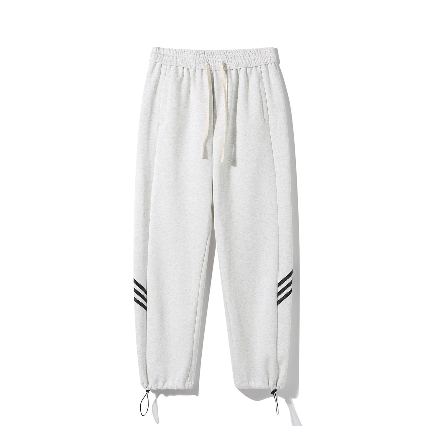 LKTM men's clothing# American heavy striped sweatpants men's and women's spring new fashion brand loose all-matching straight sports pants