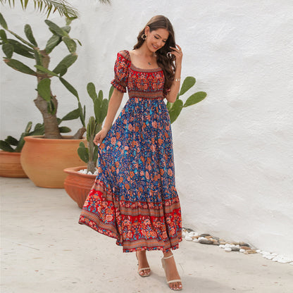 Amazon Bohemian Beach Vacation Dress