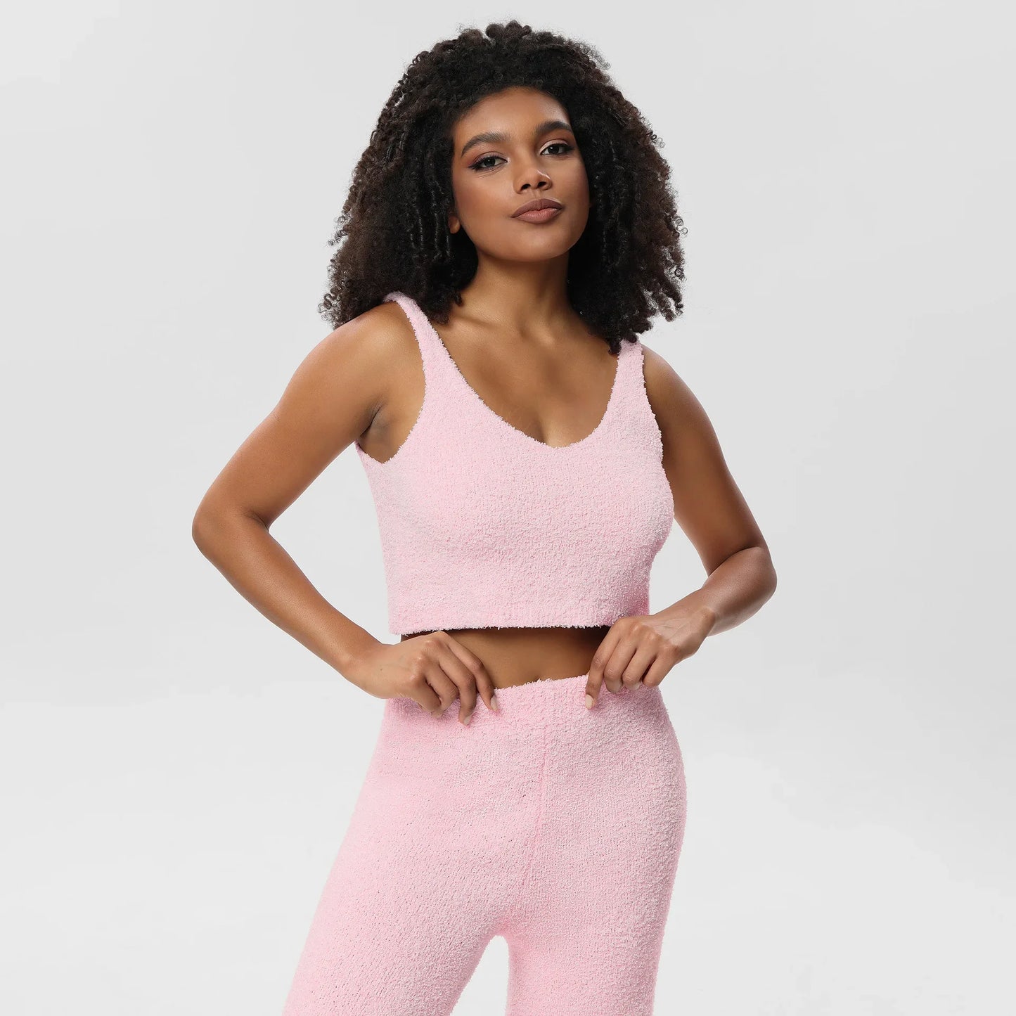 European and American plus size Pajamas women's autumn and winter Pajamas high-grade nightgown pajama pants suspender Pajamas three-piece home wear