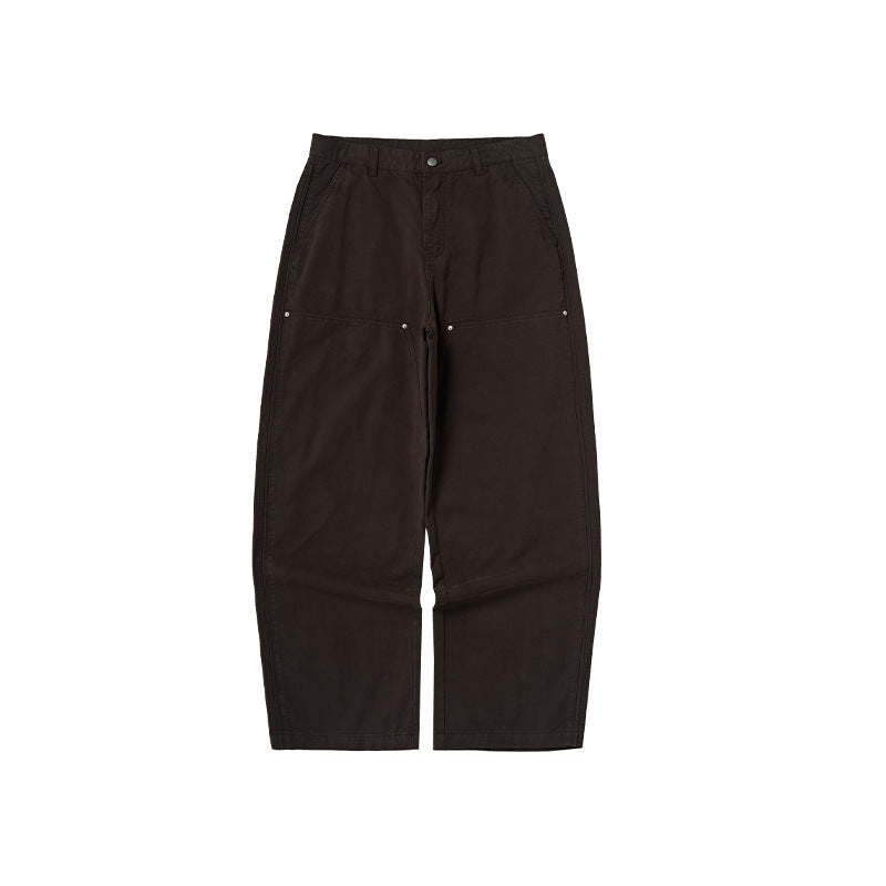 Jie Zhan men's clothing | Azut dyed logging overalls 2025 autumn new trendy brand American street casual pants men