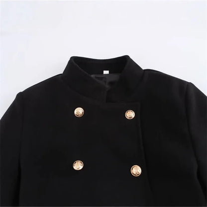 SAW AliExpress independent station Autumn New coat coat lapel long sleeve soft suit jacket 9037141