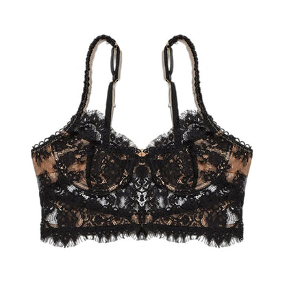 New product best-selling European and American bandeau sling backless vest eyelash sexy lingerie slim sexy lingerie