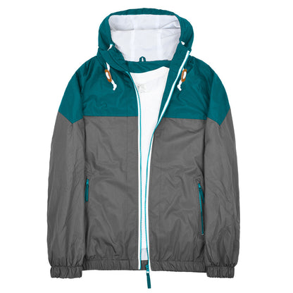 Men's lightweight windbreaker waterproof raincoat men's jacket outdoor shell jacket men's jacket thin single punch soft shell jacket