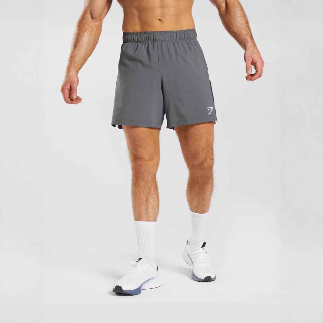 GYMSHARK men's sports casual quick-drying summer shorts simple straight sports shorts shark