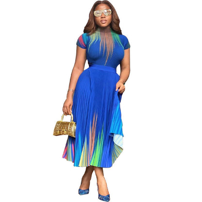 Plus Size Loose Sleeveless Dress Spring Floral Print |women's clothing