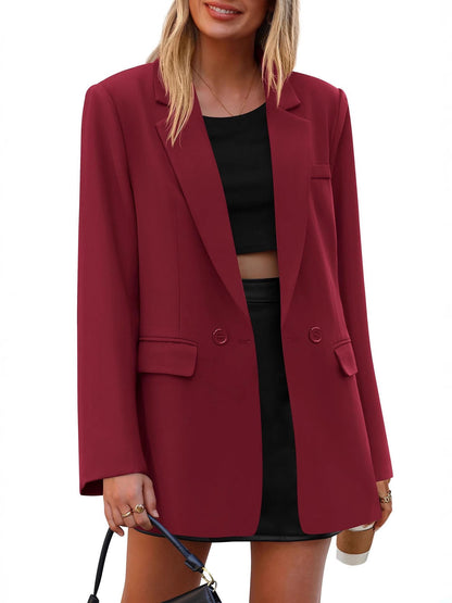 Europe and America cross border Amazon small suit 2025 autumn and winter commuter suit lapel slim temperament