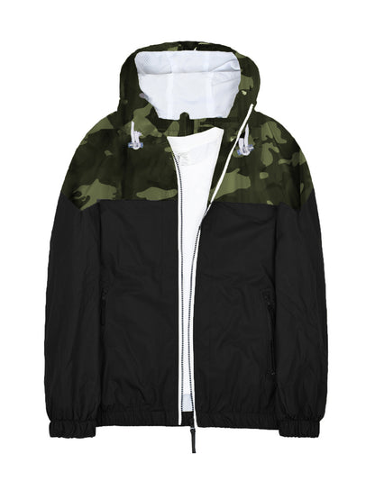 Men's lightweight windbreaker waterproof raincoat men's jacket outdoor shell jacket men's jacket thin single punch soft shell jacket