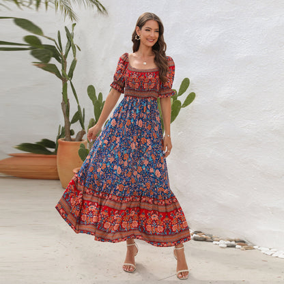 Amazon Bohemian Beach Vacation Dress