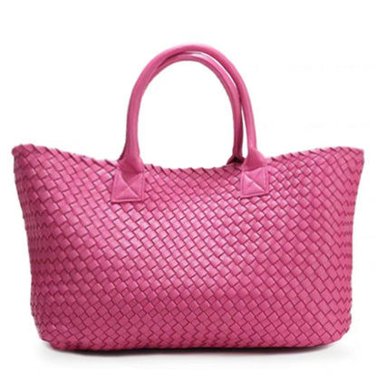 2025 New woven tote big bag fashionable high-end handbag celebrity same style trendy hand-carrying bag shoulder bag