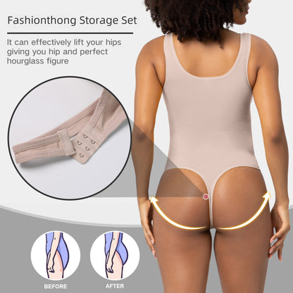 European and American spring and summer new one-piece corset T-shaped abdominal pants body shaping seamless corset body-shaping corsets