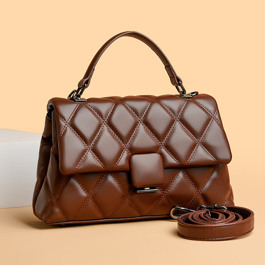 Bag women's bag New 2024 fashion messenger bag female shoulder bag female middle-aged elegant handbag female one piece dropshipping
