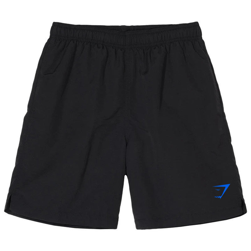 GYMSHARK men's sports casual quick-drying summer shorts simple straight sports shorts shark