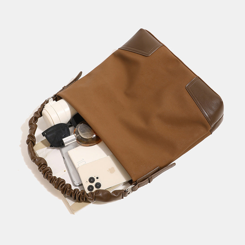 Retro Brown Bucket Bag Luxe Shoulder Handbag |Shoulder bag,Crossbody bag