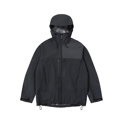 Jie Zhan men's clothing | Full-pressure glue zipper shell jacket Autumn New Teflon windproof jacket men's coat