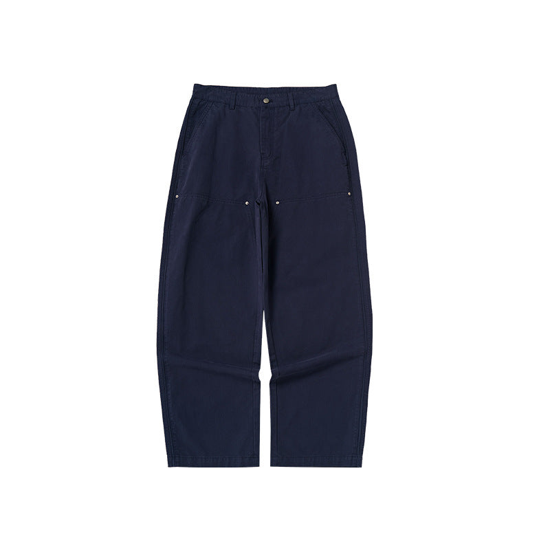 Jie Zhan men's clothing | Azut dyed logging overalls 2025 autumn new trendy brand American street casual pants men