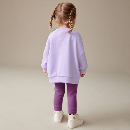 Little Maven Europees en Amerikaans schattig pak met lange mouwen voor meisjes
