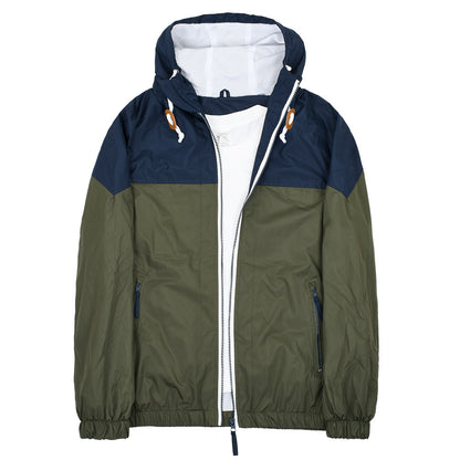 Men's lightweight windbreaker waterproof raincoat men's jacket outdoor shell jacket men's jacket thin single punch soft shell jacket