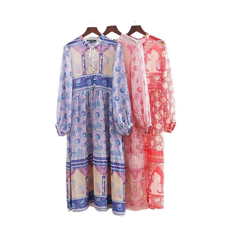 Bohemian Chiffon Beach Casual Dress