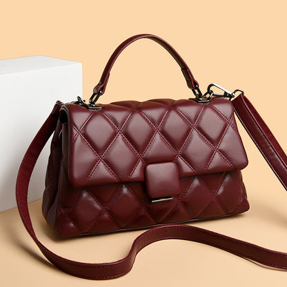Bag women's bag New 2024 fashion messenger bag female shoulder bag female middle-aged elegant handbag female one piece dropshipping