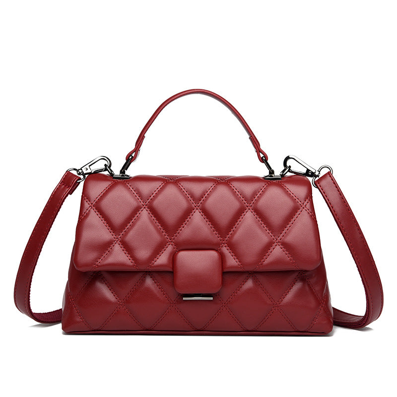 Bag women's bag New 2024 fashion messenger bag female shoulder bag female middle-aged elegant handbag female one piece dropshipping