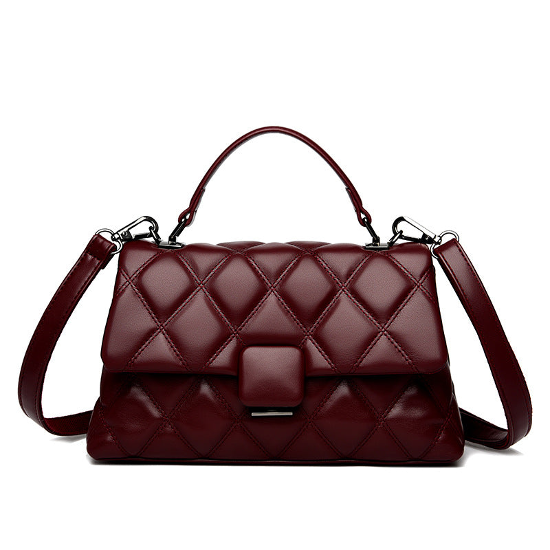 Bag women's bag New 2024 fashion messenger bag female shoulder bag female middle-aged elegant handbag female one piece dropshipping