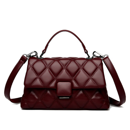 Bag women's bag New 2024 fashion messenger bag female shoulder bag female middle-aged elegant handbag female one piece dropshipping