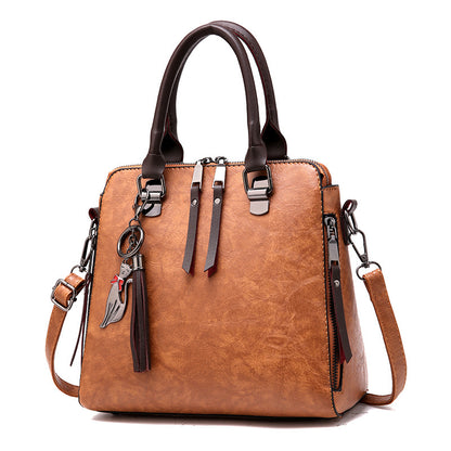Women's bag new autumn and winter women's bags textured one-shoulder bag Korean style women's messenger bag fashion handbag big bag