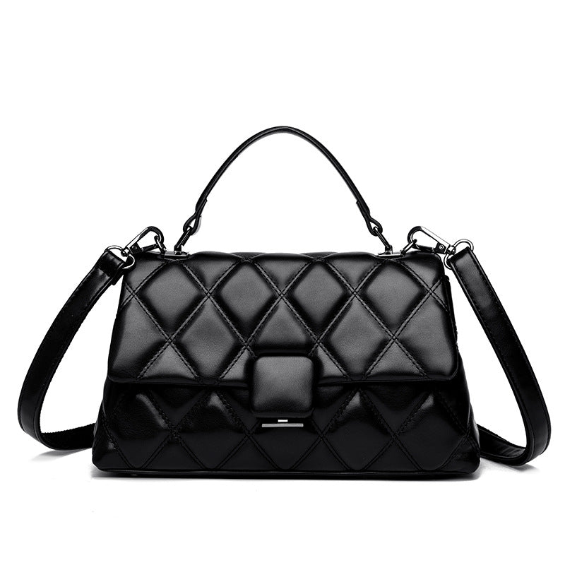 Bag women's bag New 2024 fashion messenger bag female shoulder bag female middle-aged elegant handbag female one piece dropshipping