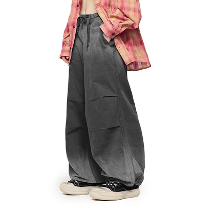 Jie Zhan men's clothing | Ready-to-wear washed wide-leg inkjet overalls 2025 Autumn New Drityfit azut dyed