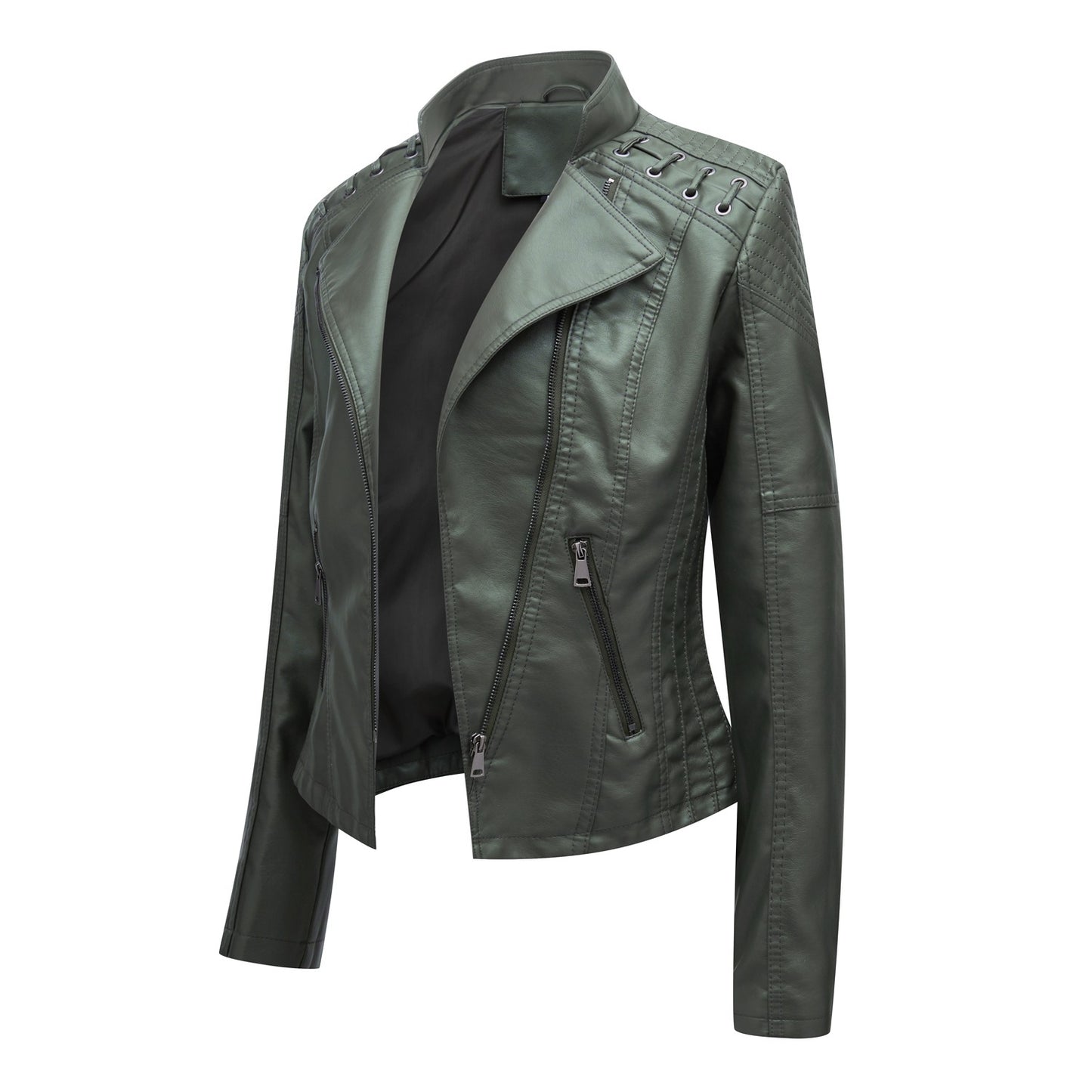 Women's leather jacket 6638