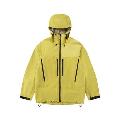 Jie Zhan men's clothing | Full-pressure glue zipper shell jacket Autumn New Teflon windproof jacket men's coat