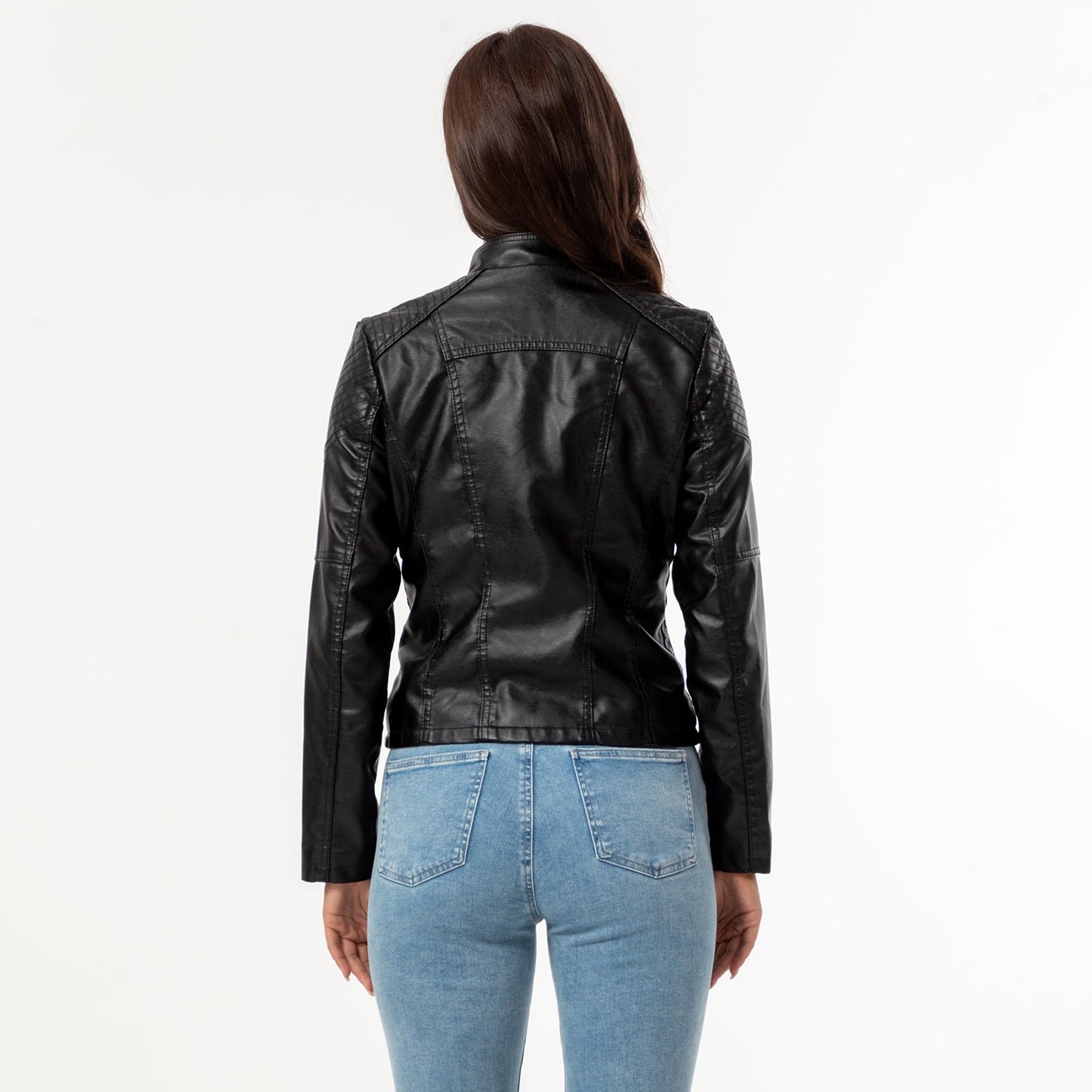 Women's leather jacket 6638