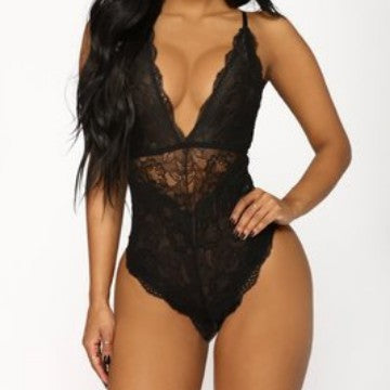 Cross-border supply European and American Foreign trade sexy lingerie AliExpress hot sale sexy black strap women's one-piece underwear