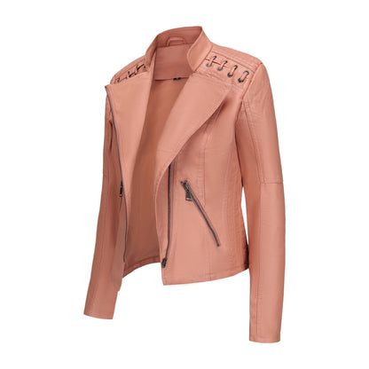 Women's leather jacket 6638