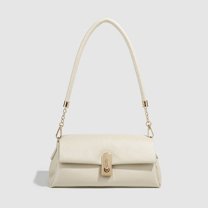 Women's Baguette Bag with Lock Design Shoulder Handbag |Shoulder bag,Crossbody bag