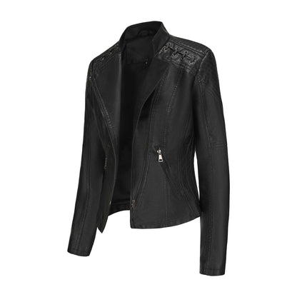 Women's leather jacket 6638