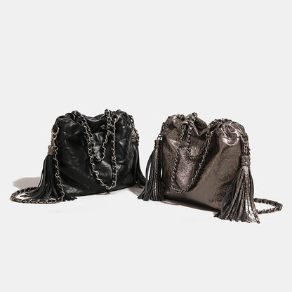 Retro Fringe Handbag Stylish Shoulder Crossbody Bag |Shoulder bag
