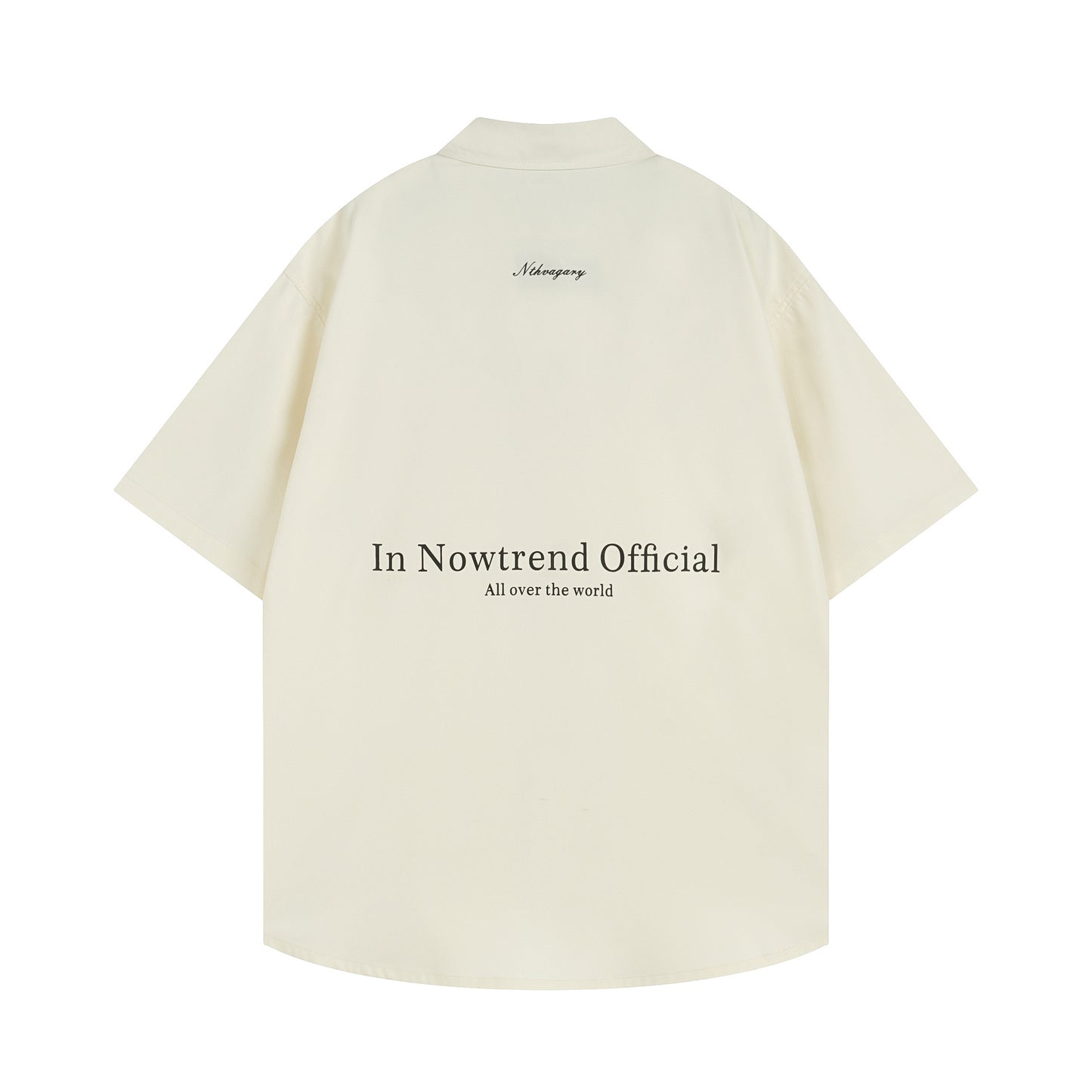 Fashion brand 2024 Summer new men and women couple simple letter print design student loose short sleeve casual shirt