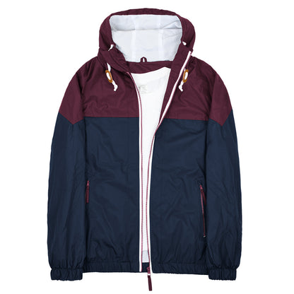 Men's lightweight windbreaker waterproof raincoat men's jacket outdoor shell jacket men's jacket thin single punch soft shell jacket