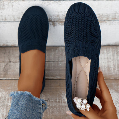 Independent station 2025 Spring and Autumn new European and American Foreign trade plus size round toe flat shoes women's low-cut sports casual shoes